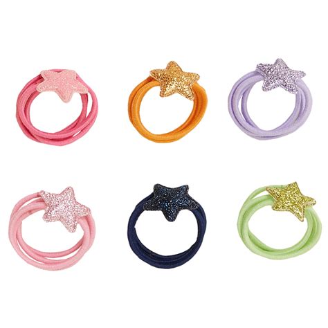 Buy Pack Of 18 Star Hair Bands Online - Accessorize India