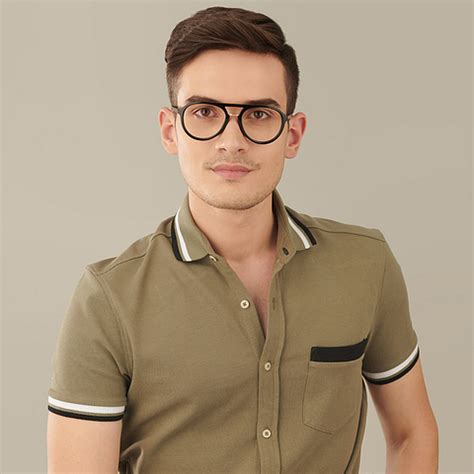 Buy Black Full Rim Aviator Vincent Chase VC Classic Acetate VC E13497 ...