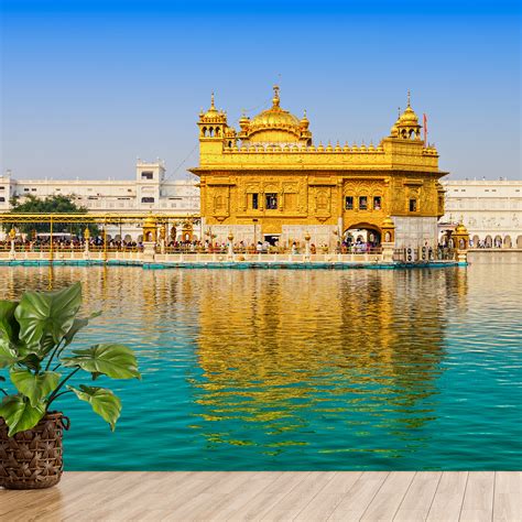 Transform Your Space with Golden Temple Wallpapers | The Seven Colours