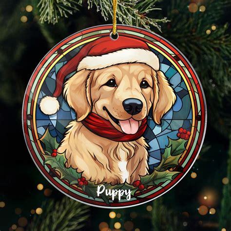 Amazon.com: Pawfect House Personalized Golden Retriever Christmas ...