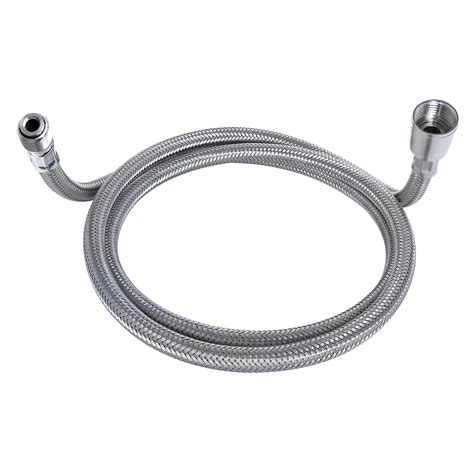 FLESSIBILE INOX FAID M15 x 1 mm PER MISCELATORE LAVELLO CON DOCCETTA ESTRAIBILE L1500mm