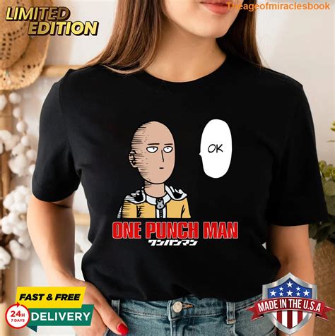 One Punch Man Saitama Ok T-shirt