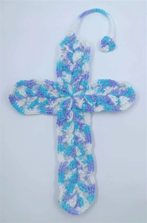 Image result for Crochet Cross Bookmark Tutorial