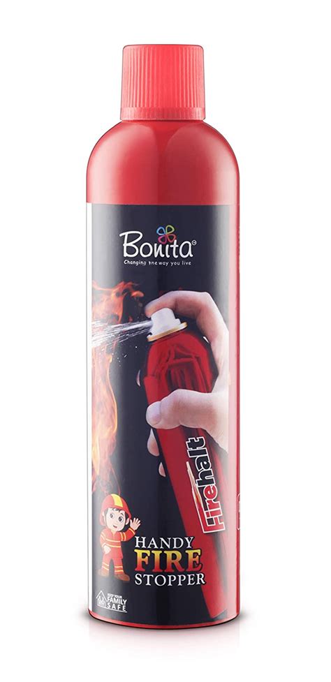 Bonita Firehalt Fire Extinguisher Red with AFFF Foam 450 ML (0.5kg ...