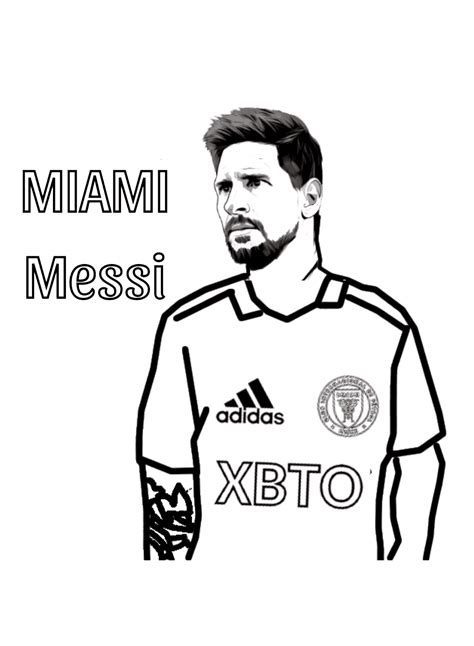 Messi Jersey Coloring Pages [2025]