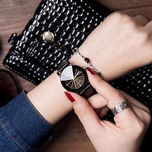 SWADESI STUFF Analogue Crystal Girl's Watch (Black Dial Black Colored ...