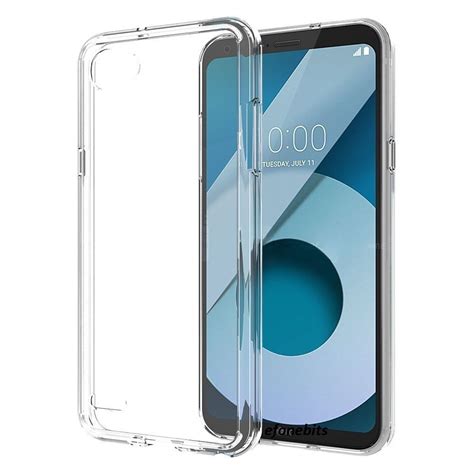 Bouclair Transparent Silicon Back Case for LG Q6 Plus : Amazon.in ...