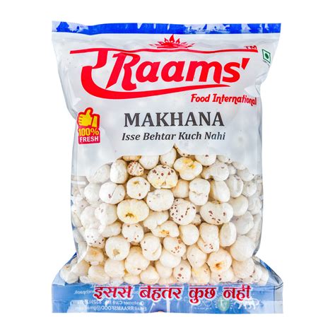 Raams Fox Nuts Phool Makhana 250g Makhana Healthy Snacks Lotus ...