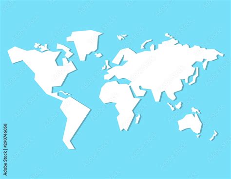 Simple World Map Vector 的图像结果