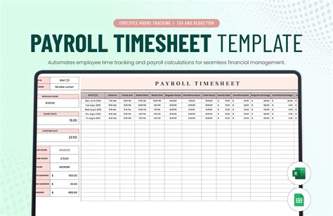 Printable Payroll Free Template