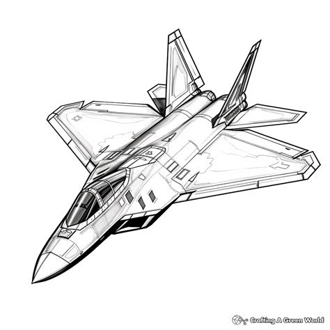 Fighter Jet Coloring Pages - Free & Printable!