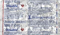 Olmesar 40 MG Tablet (15): Uses, Side Effects, Price & Dosage | PharmEasy