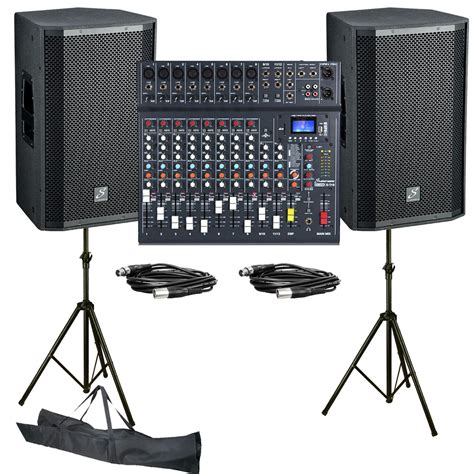 PA System - Ahuja, Studiomaster, JBL, Yamaha, QSC