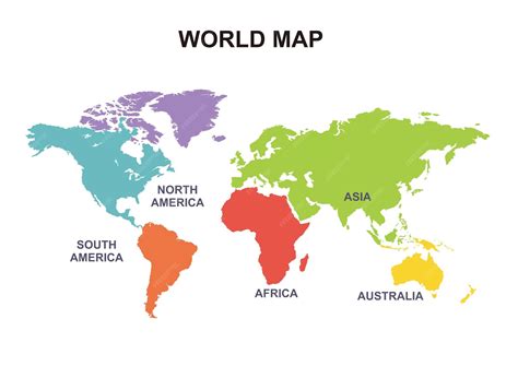Africa And Asia World Map