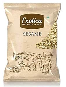 Exotica Fresh/Natural White Sesame Seeds (Unhulled) | White Til | Tal ...