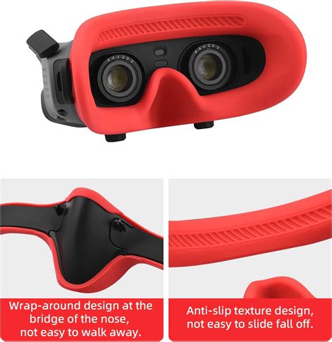 Buy ZWLLKJGS Eye Mask Silicone Cover for DJI Avata Flight Glasses ...