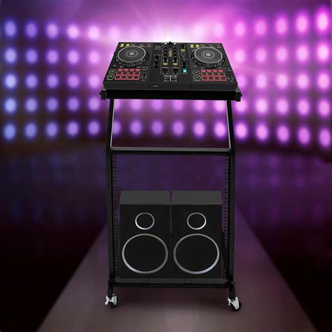QUEMARQUE 12U Adjustable DJ Stand Mixer Rack Music Show India | Ubuy