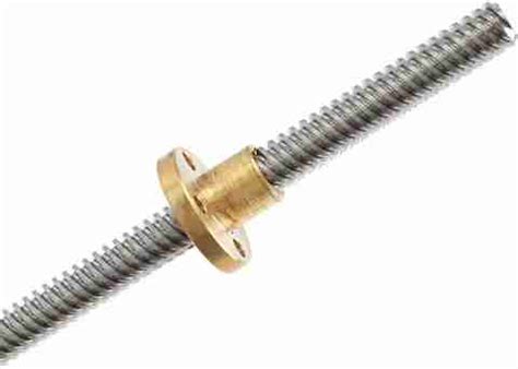 Prime Intact 400mm Trapezoidal Lead Screw 8mm Thread 2mm Pitch Lead ...