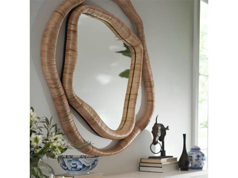 Rattan Wall Mirror for Living Room - Shrishti | Akway