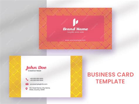 Business Card Template Front and Back 的图像结果