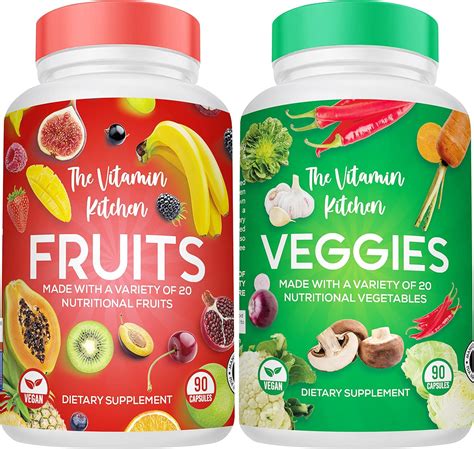Buy The Vitamin Kitchen Fruits and Veggies Supplement- Made in USA, 90 ...