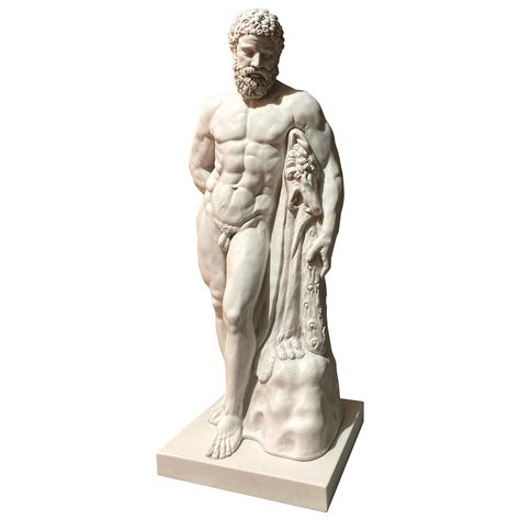 Farnese Hercules Statue sculpture, 20th century For Sale at 1stDibs