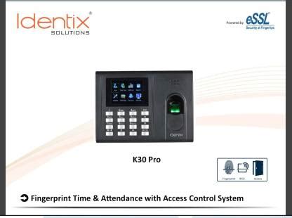 ESSL IDENTIX K30 Pro Time & Attendance, Access Control Price in India ...