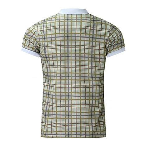 Ringer Quarter Zip Polo // Beige Plaid + White (XS) - Newvay Quarter ...