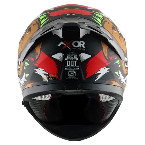 Axor Apex Falcon Full-Face Helmet - Matt Black Red - Buy Now At Riders ...
