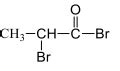 Hell-Volahrd-Zelinsky (HVZ) reaction involves the reaction of aliphatic ...
