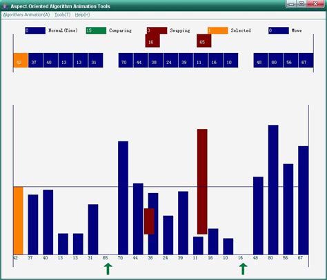 Quick Sort Algorithm Animation 的图像结果