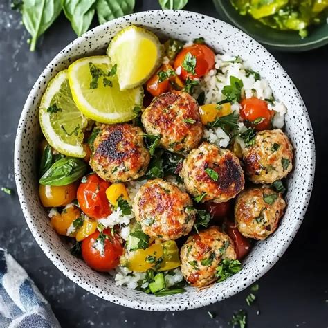 Mediterranean Chicken Meatballs: A Flavorful Delight! - FHFOODHEALTH