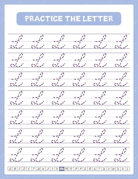 Cursive Letter L Images