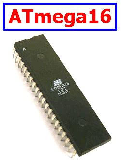 Image result for ATmega16 AVR Microcontroller