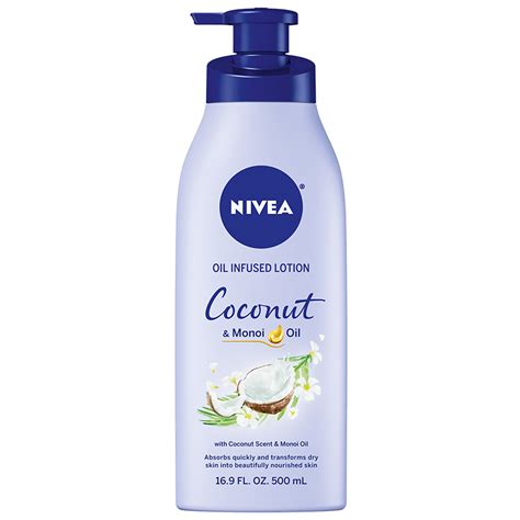 NIVEA Coconut & Monoi Oil Infused Body Lotion Pump Bottle, 19.7 fl. Oz. - Walmart.com - Walmart.com