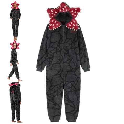 Christmas Hooded Demogorgon Onesie, Fleece Pajamas for Adults ...