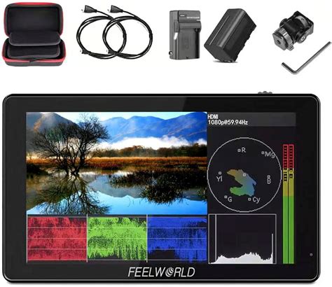 Buy FEELWORLD LUT5 5.5 Inch Touch Screen DSLR Camera Field Monitor ...