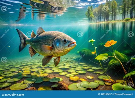 Lake Ecosystem. Zonation In Lake Water Infographic. Vector Illustration ...