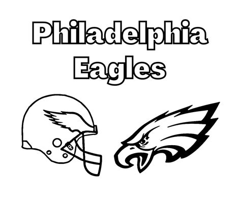 Philadelphia Eagles Coloring Pages