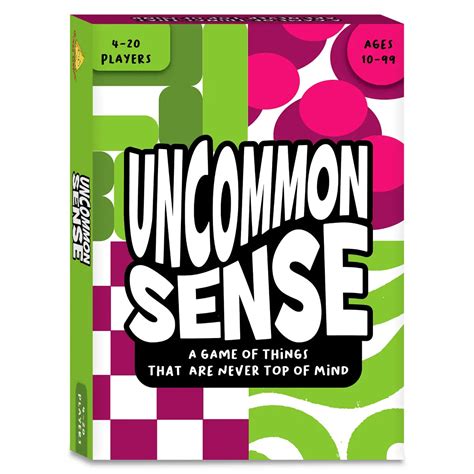 Buy Uncommon Sense Online | Guess the Word Party Game – Gouda Games India