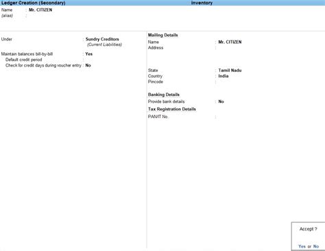 Inventory in Tally Prime