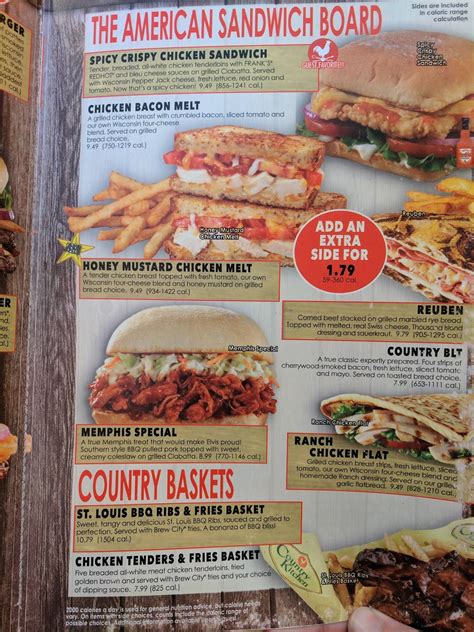 Menu at Café by Country Kitchen restaurant, Ottumwa