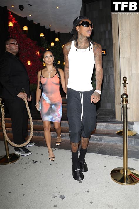 Aimee Aguilar & Wiz Khalifa Look Very Fashionable for a Night Out at Catch Steak (19 Photos ...