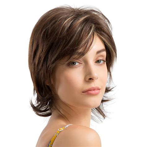 Natural Curly Pixie Cut Layered Wig For Women Human Hair With Side Fri ...