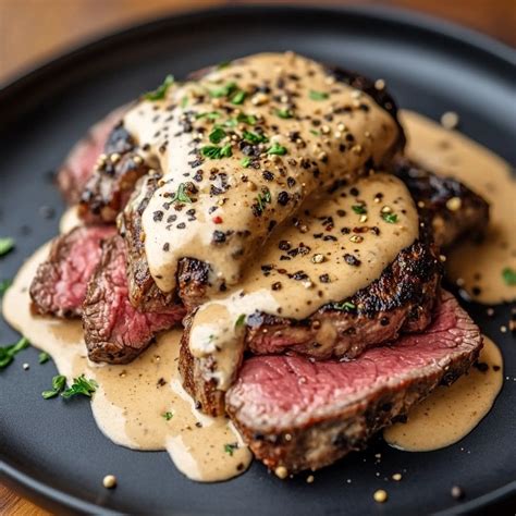 Alonzo Mcnamara on Instagram: "Steak au poivre et sauce crémeuse 🍽️ ...