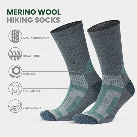 Lightweight Merino Wool Socks for Hiking - GoWith