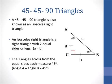 45 45-90 triangles | PPTX