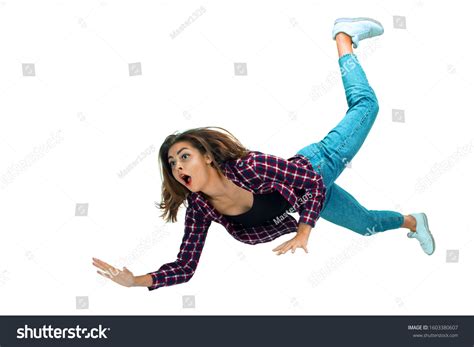 Woman Falling Forward