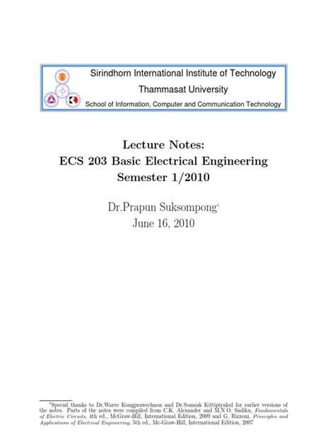 Basic Electrical Engineering Notes 的图像结果