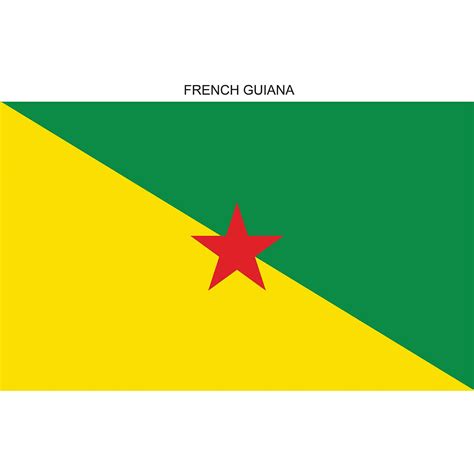 French Guiana Flag - Awal Plastics Shop Catalogue